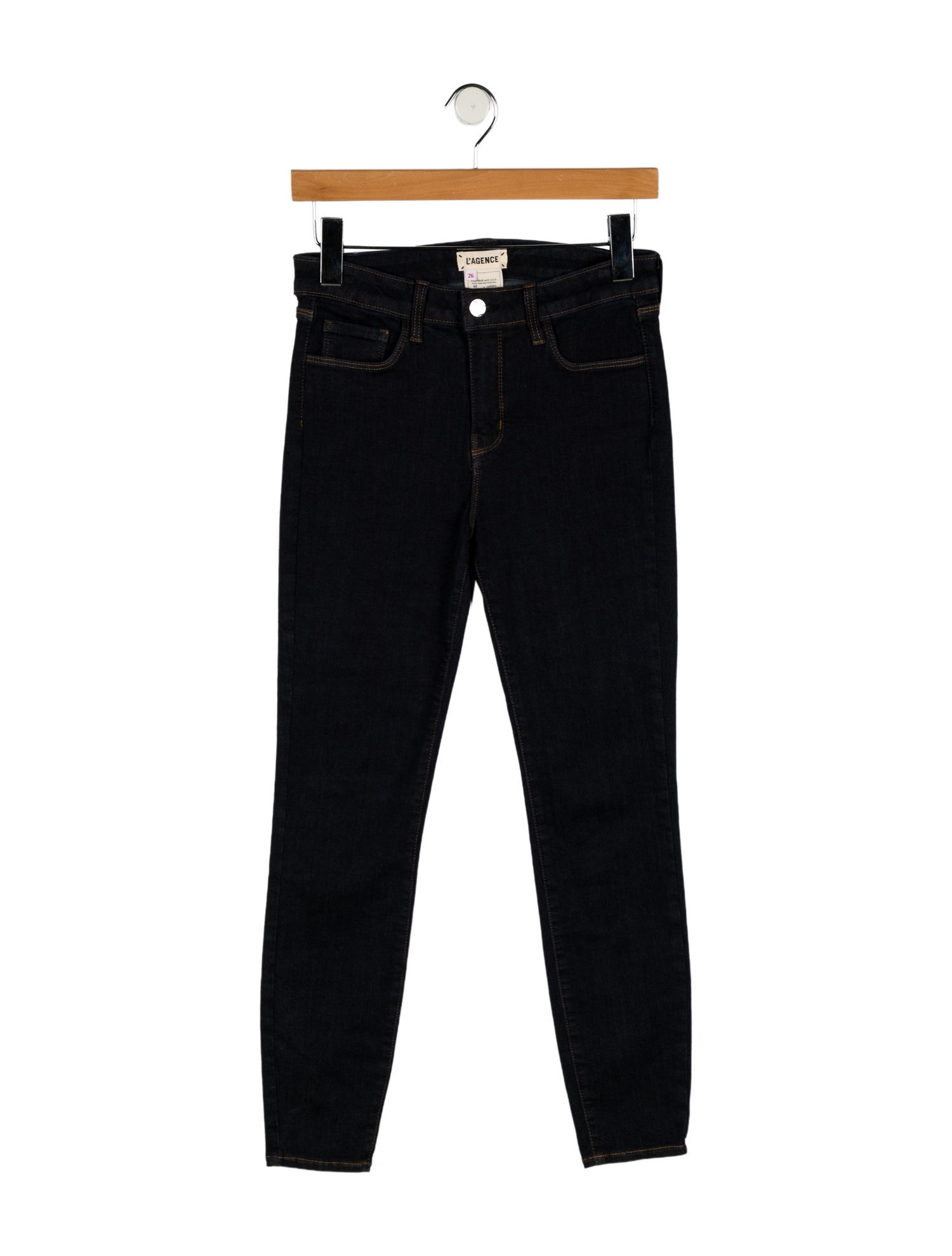 L'Agence Mid-Rise Skinny Leg Jeans