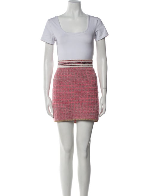 L'Agence Tweed Pattern Skirt Set