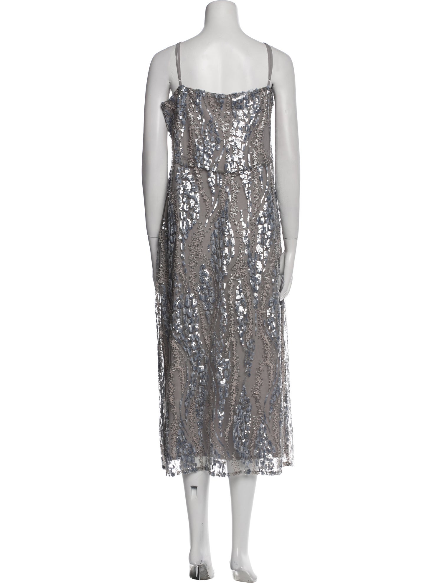 L'Agence Cowl Neck Long Dress