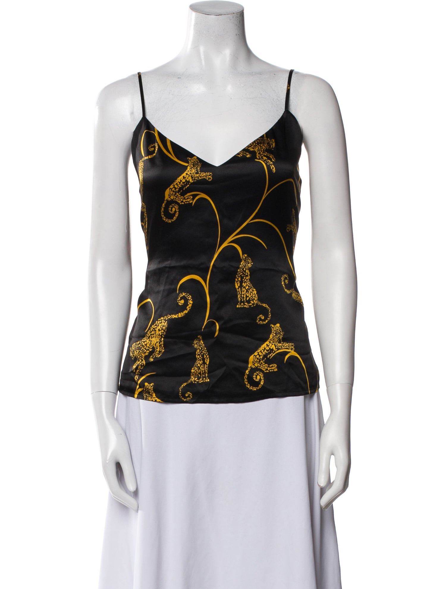 L'Agence Silk Printed Top