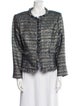 L'Agence Tweed Pattern Evening Jacket