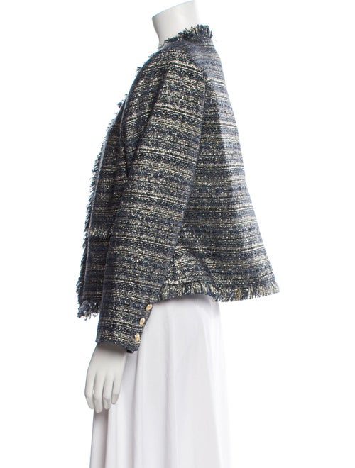 L'Agence Tweed Pattern Evening Jacket