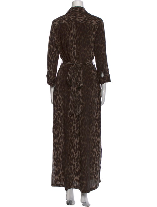 L'Agence Silk Long Dress