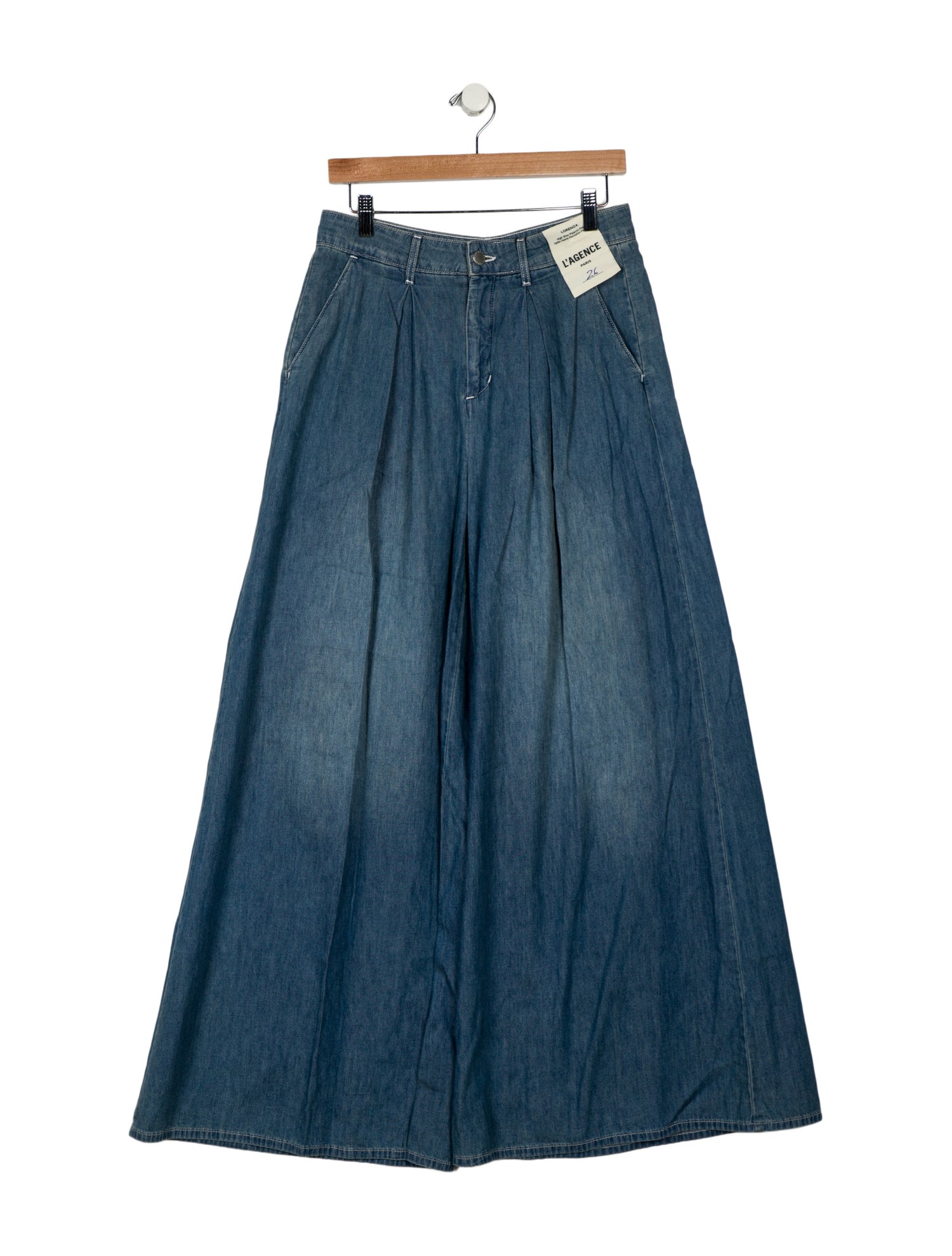 L'Agence High-Rise Wide Leg Jeans