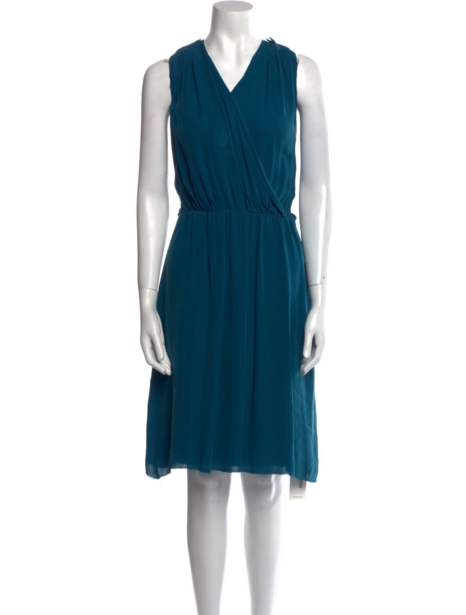 L'Agence Silk Knee-Length Dress