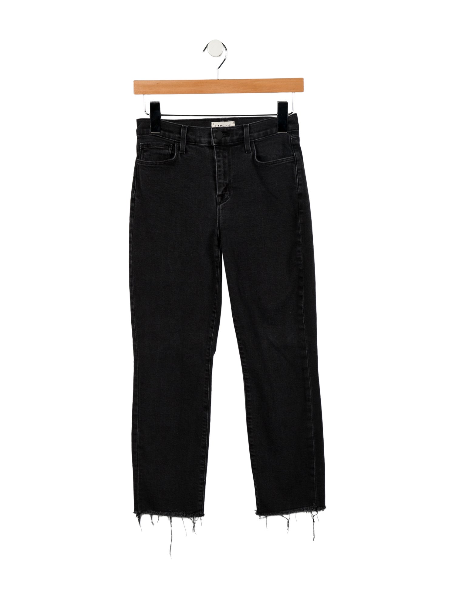 L'Agence Mid-Rise Straight Leg Jeans