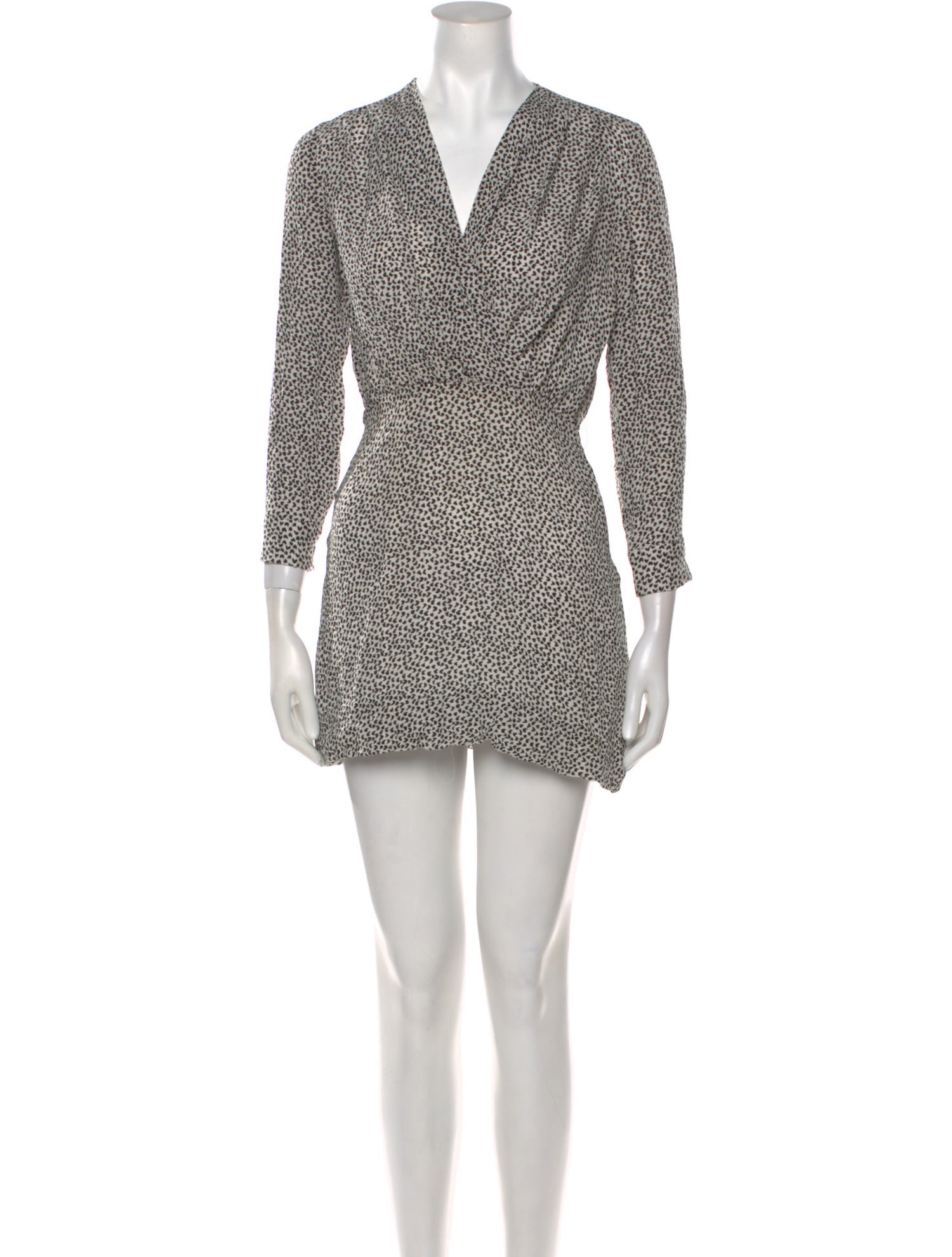 L'Agence Silk Mini Dress