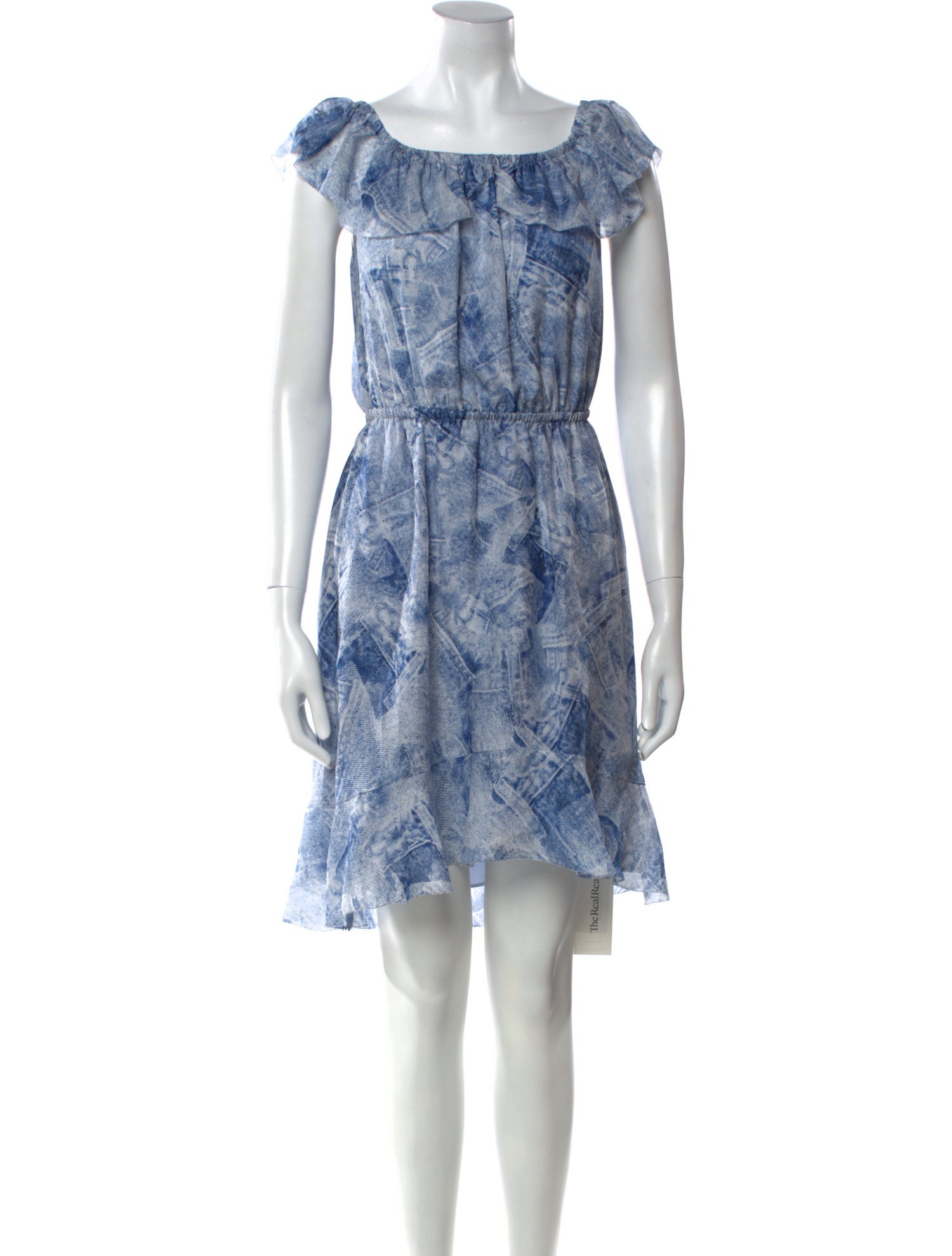 L'Agence Silk Knee-Length Dress