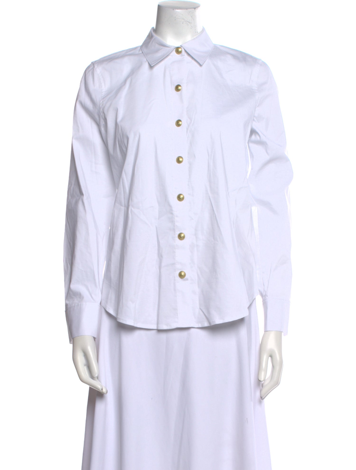 L'Agence Long Sleeve Button-Up Top w/ Tags