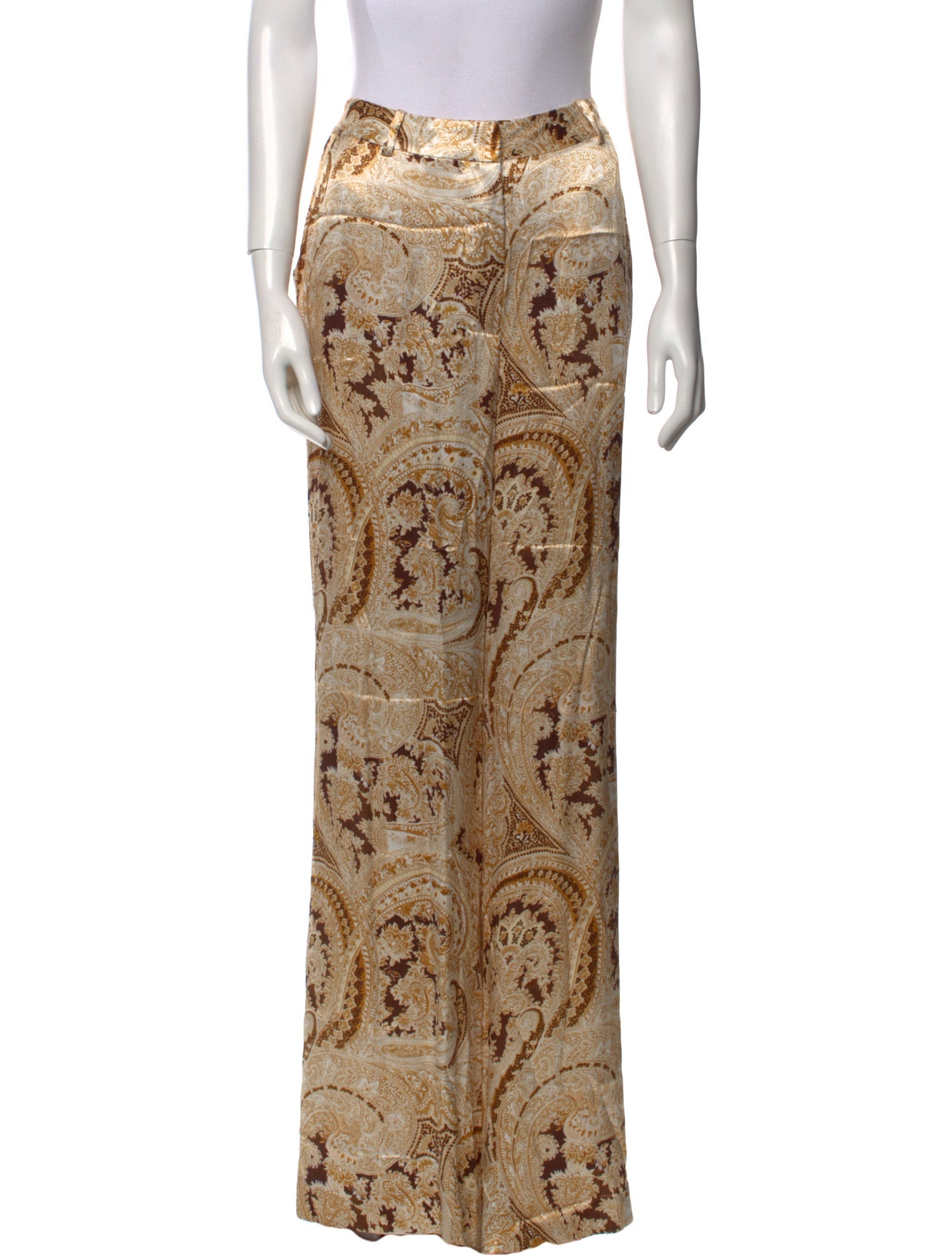 L'Agence Printed Wide Leg Pants w/ Tags
