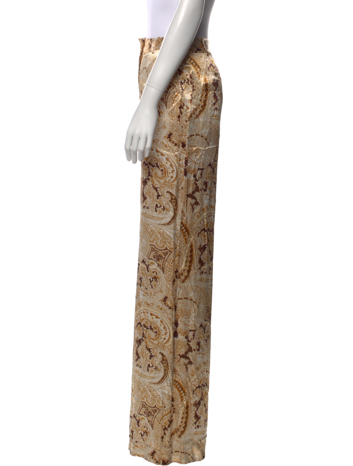 L'Agence Printed Wide Leg Pants w/ Tags