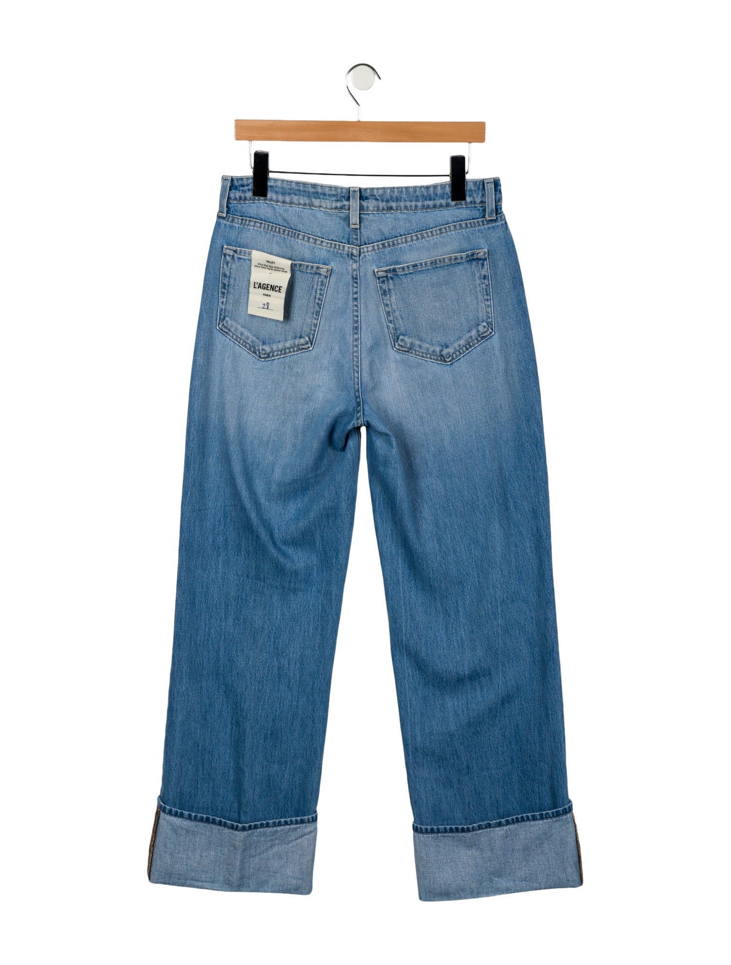 L'Agence High-Rise Wide Leg Jeans