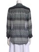 L'Agence Silk Printed Blouse