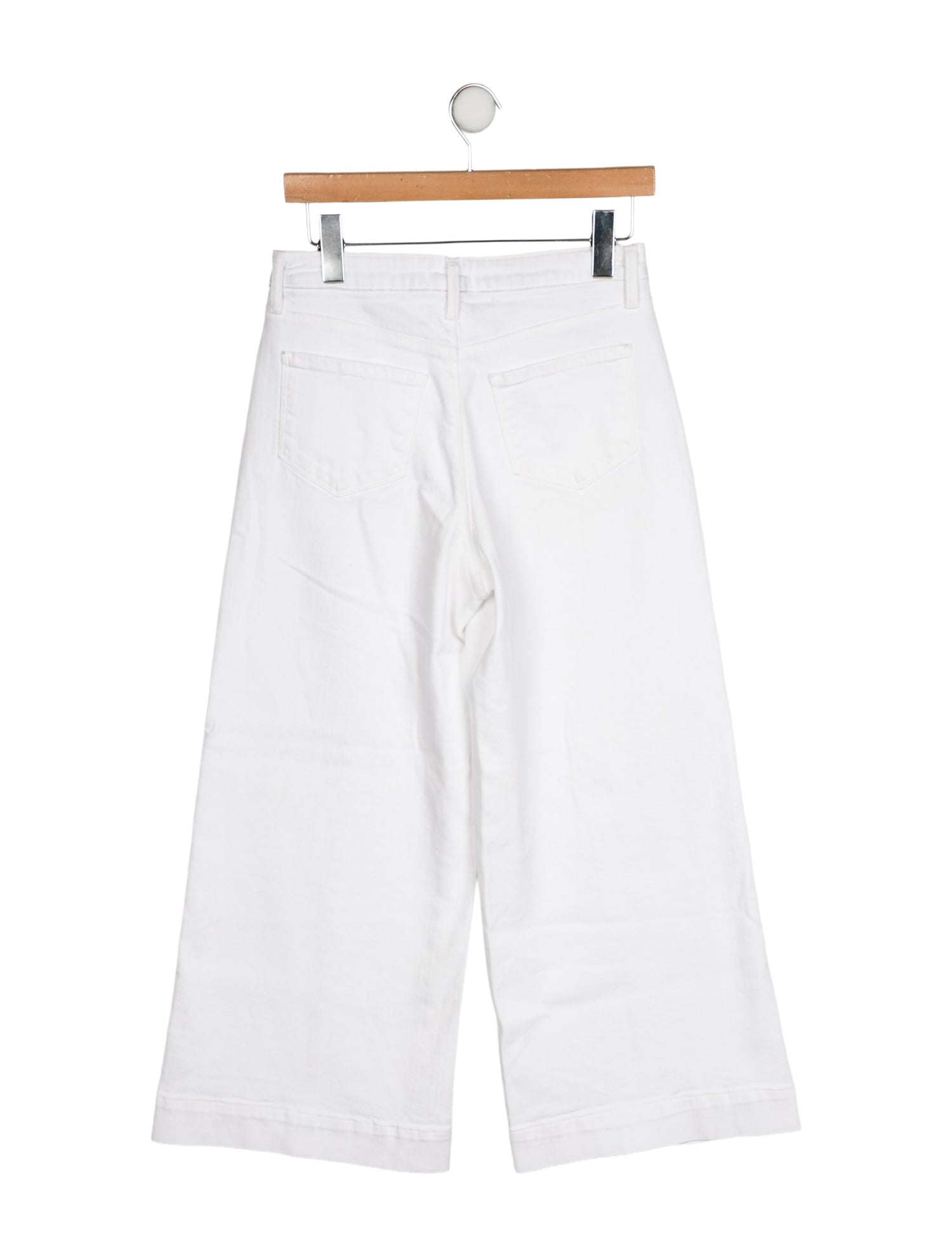 L'Agence Mid-Rise Wide Leg Jeans