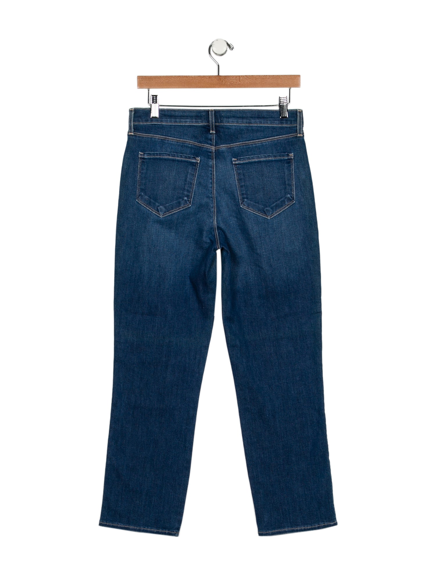 L'Agence High-Rise Straight Leg Jeans