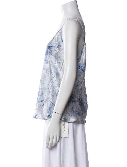 L'Agence Silk Printed Top