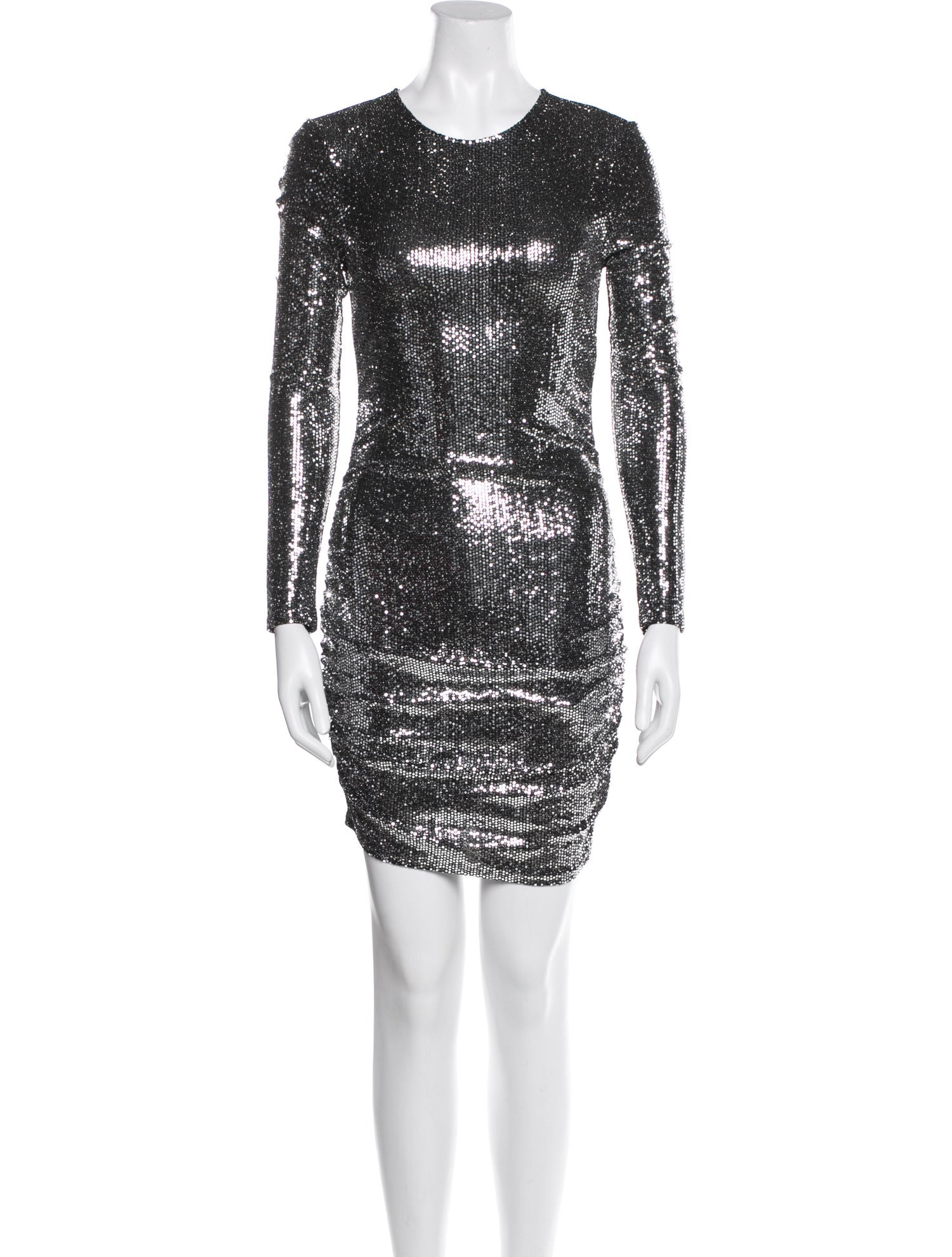 L'Agence Crew Neck Mini Dress