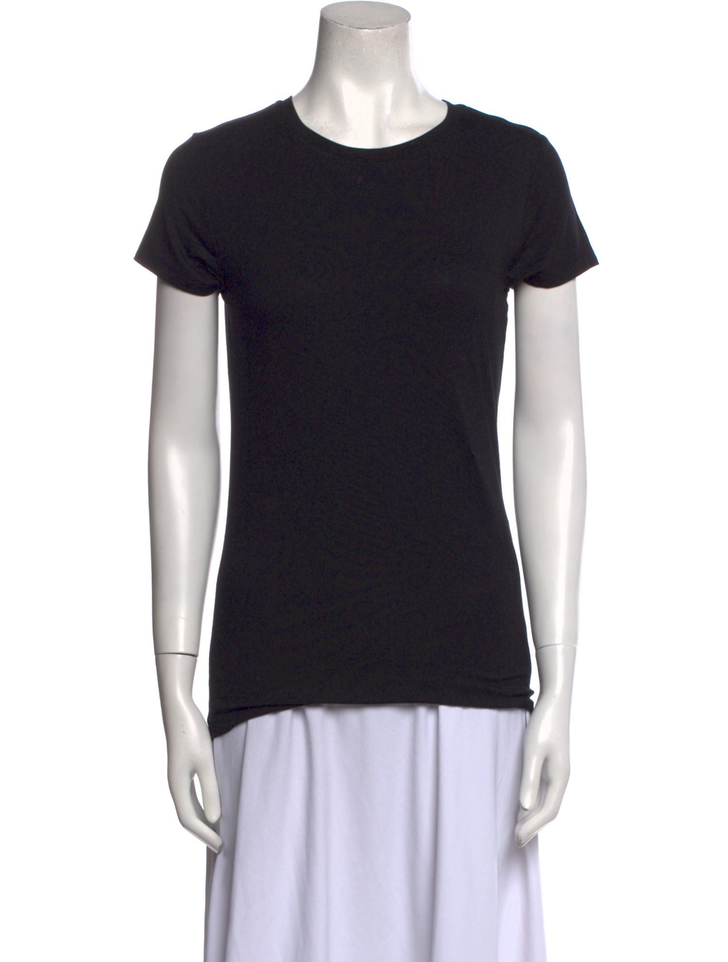 L'Agence Crew Neck Short Sleeve T-Shirt