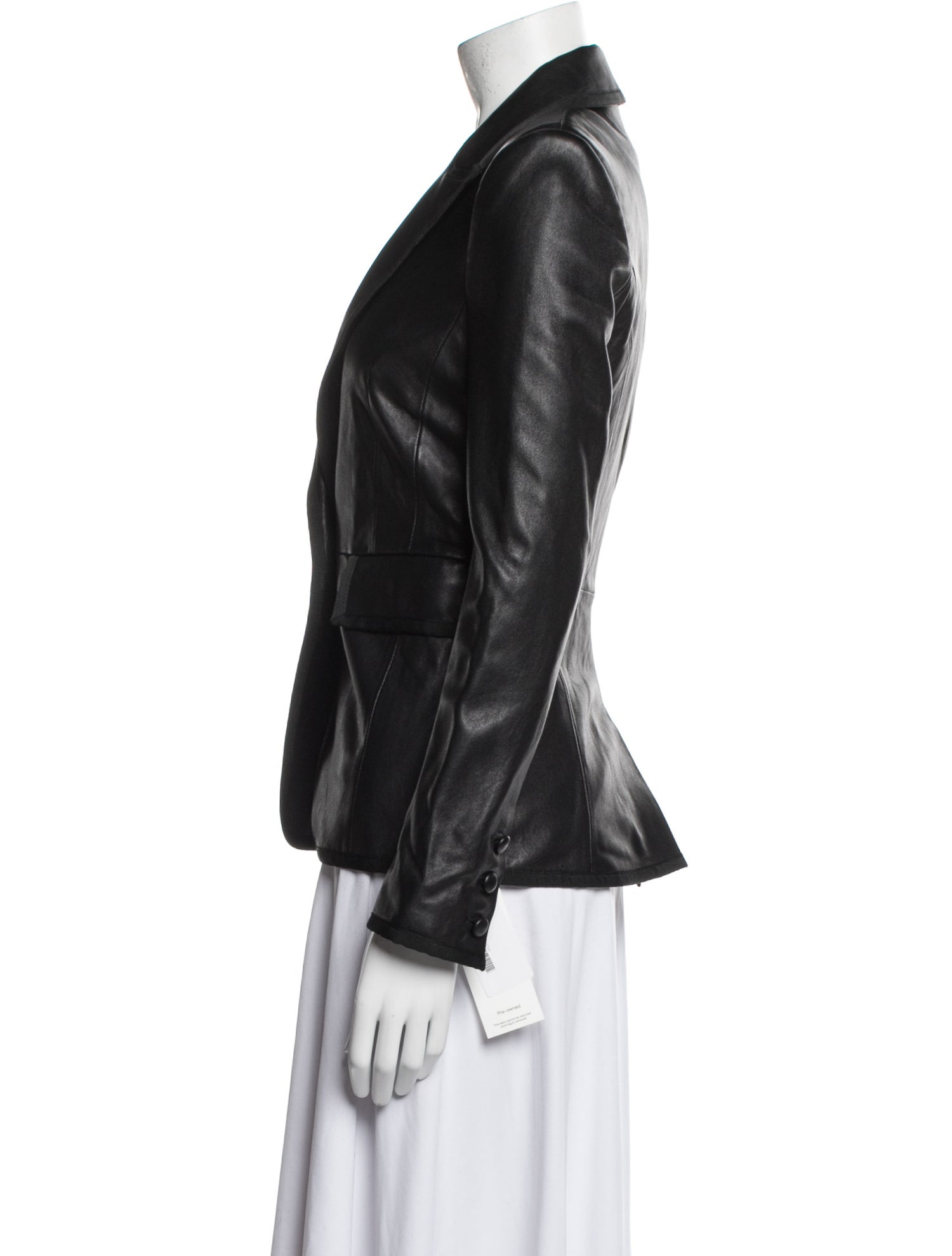 L'Agence Leather Blazer w/ Tags