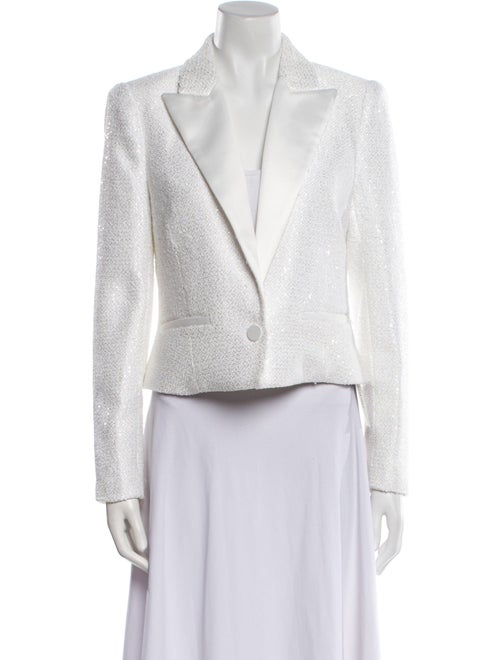 L'Agence Tweed Pattern Blazer