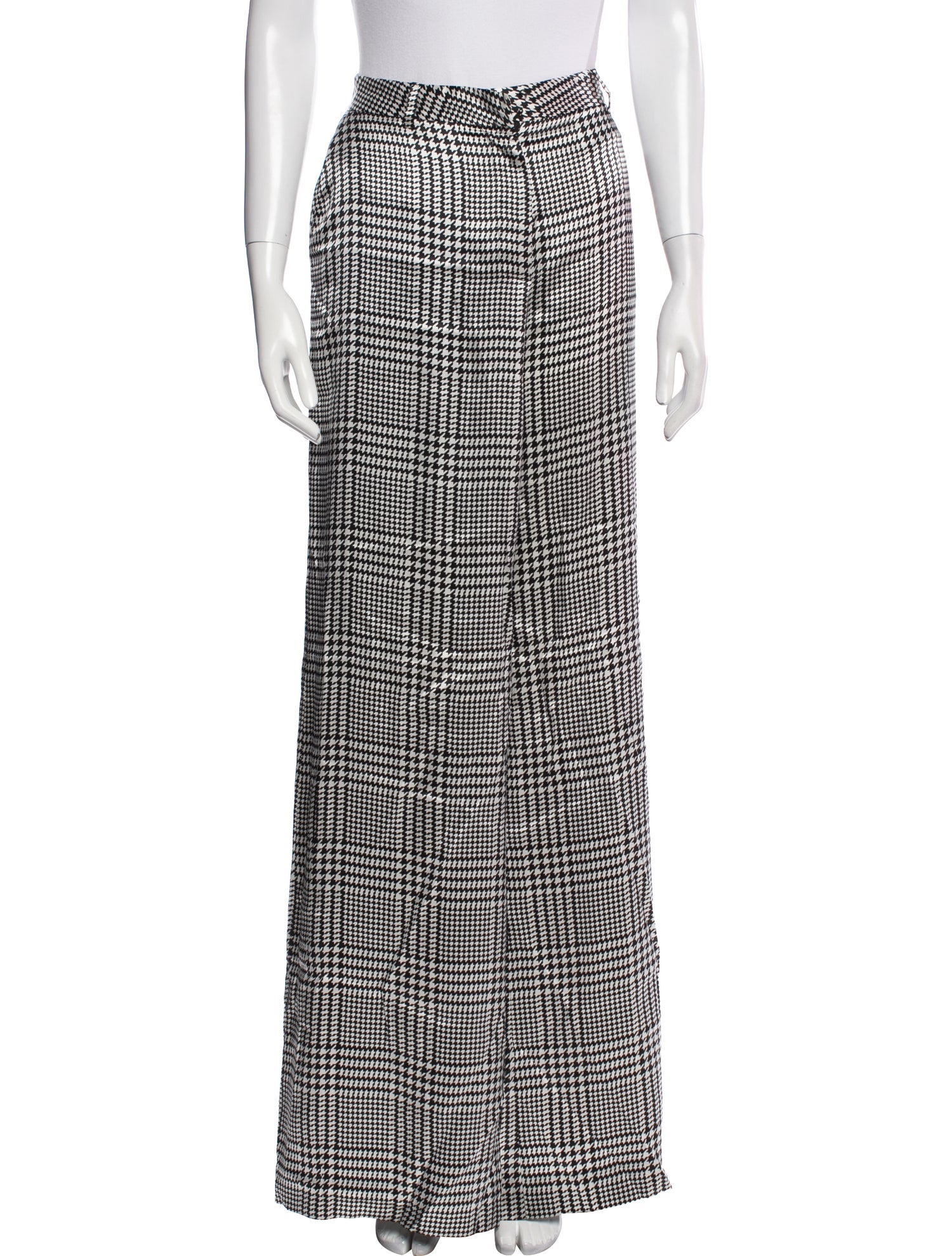 L'Agence Silk Wide Leg Pants