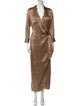 L'Agence Silk Long Dress