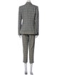 L'Agence Houndstooth Print Pantsuit