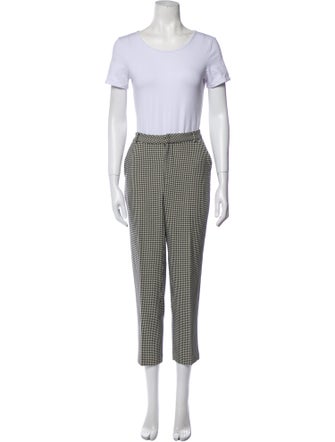L'Agence Houndstooth Print Pantsuit
