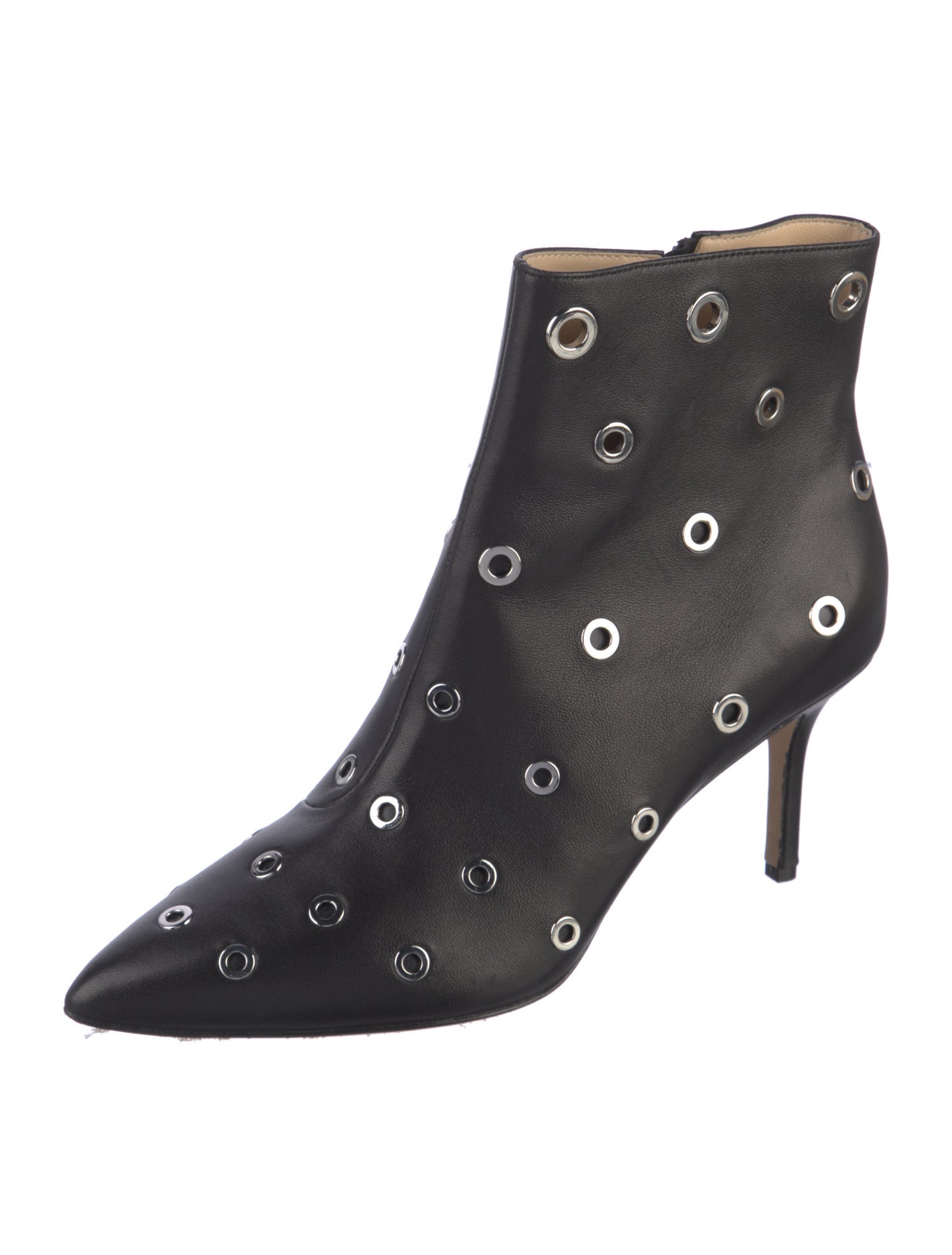 L'Agence Leather Lace-Up Boots