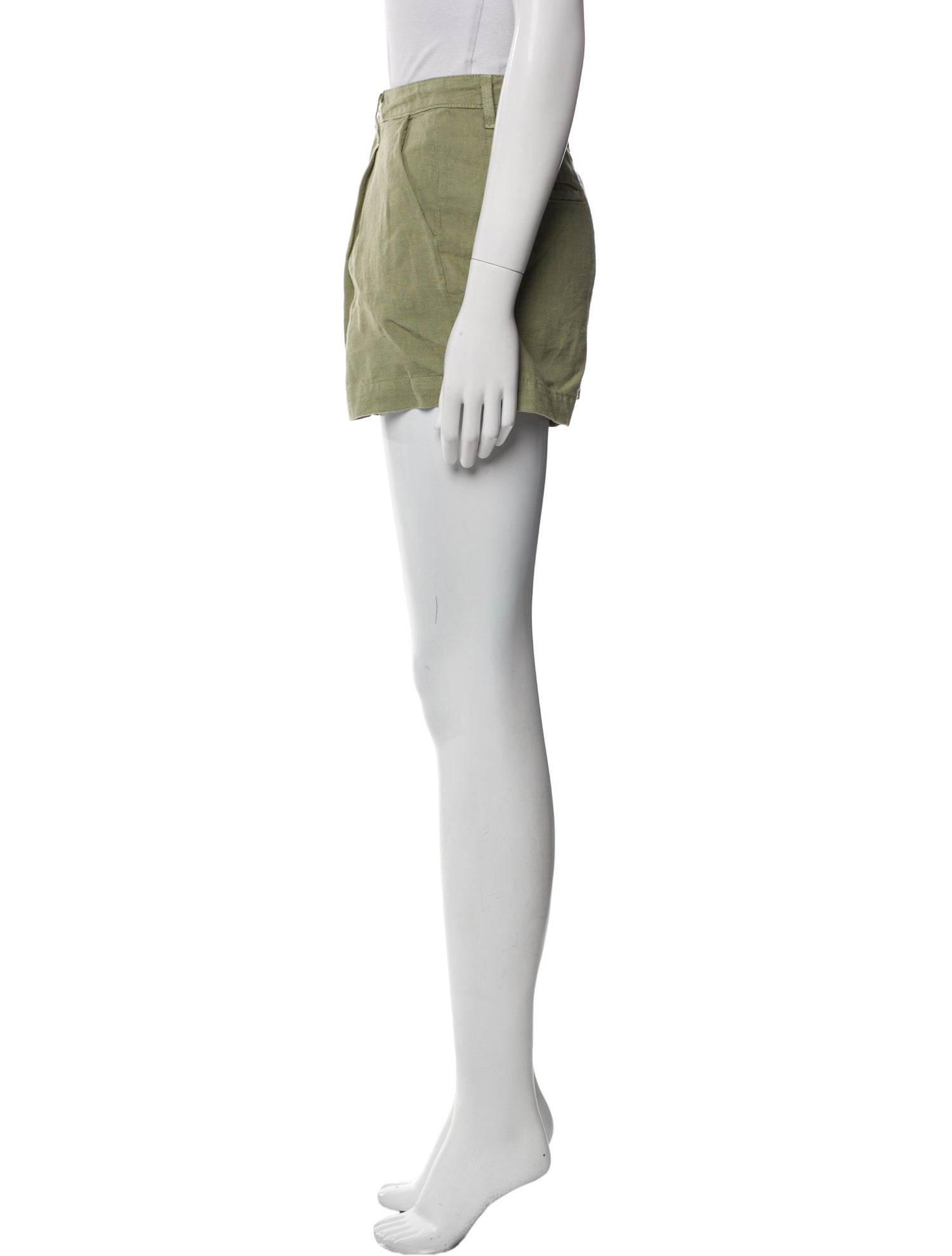 L'Agence Linen Mini Shorts