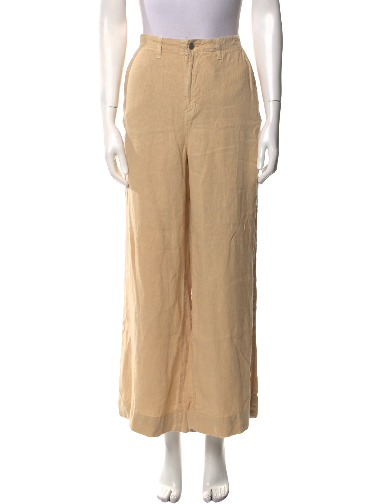 L'Agence Linen Wide Leg Pants