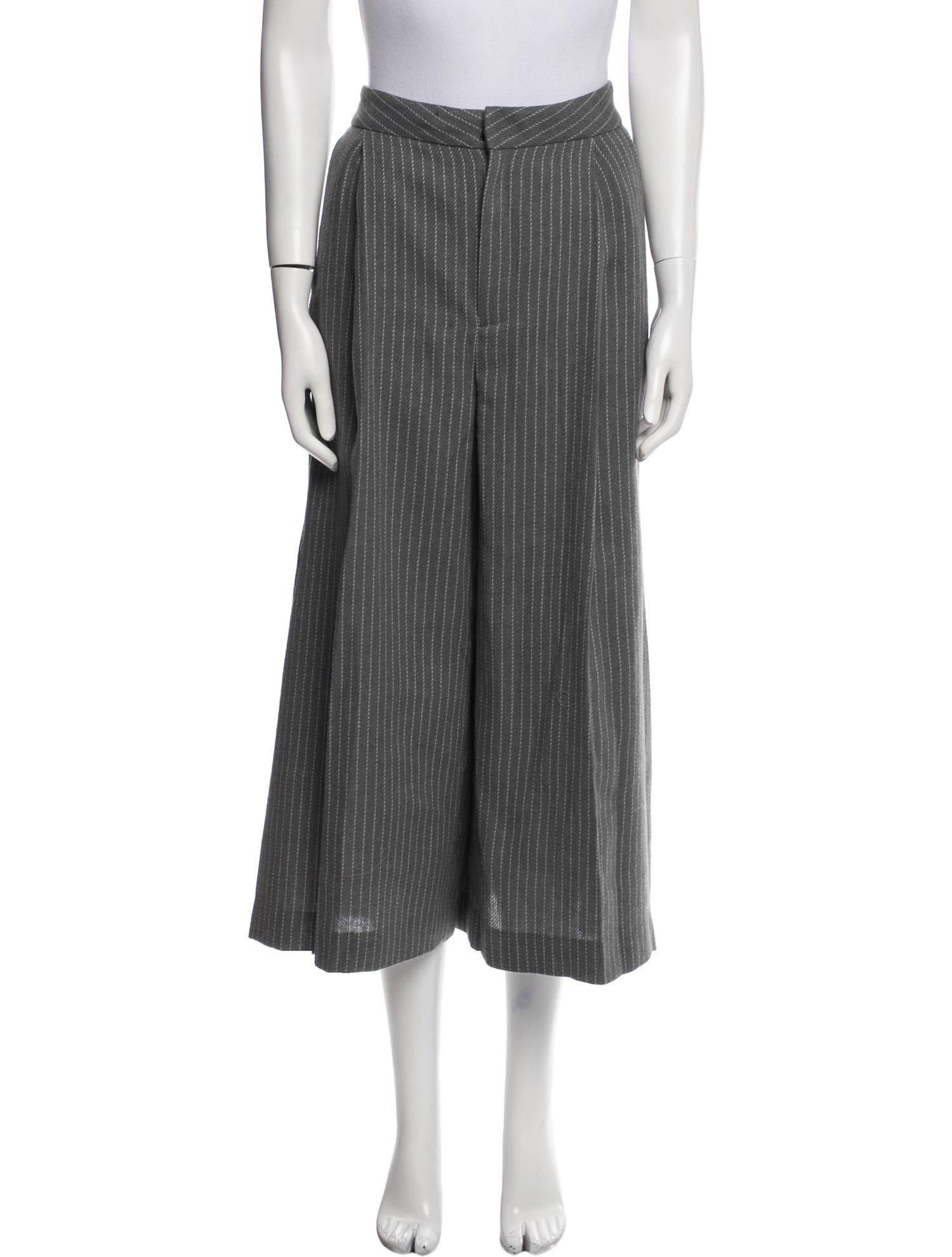 L'Agence Striped Wide Leg Pants w/ Tags