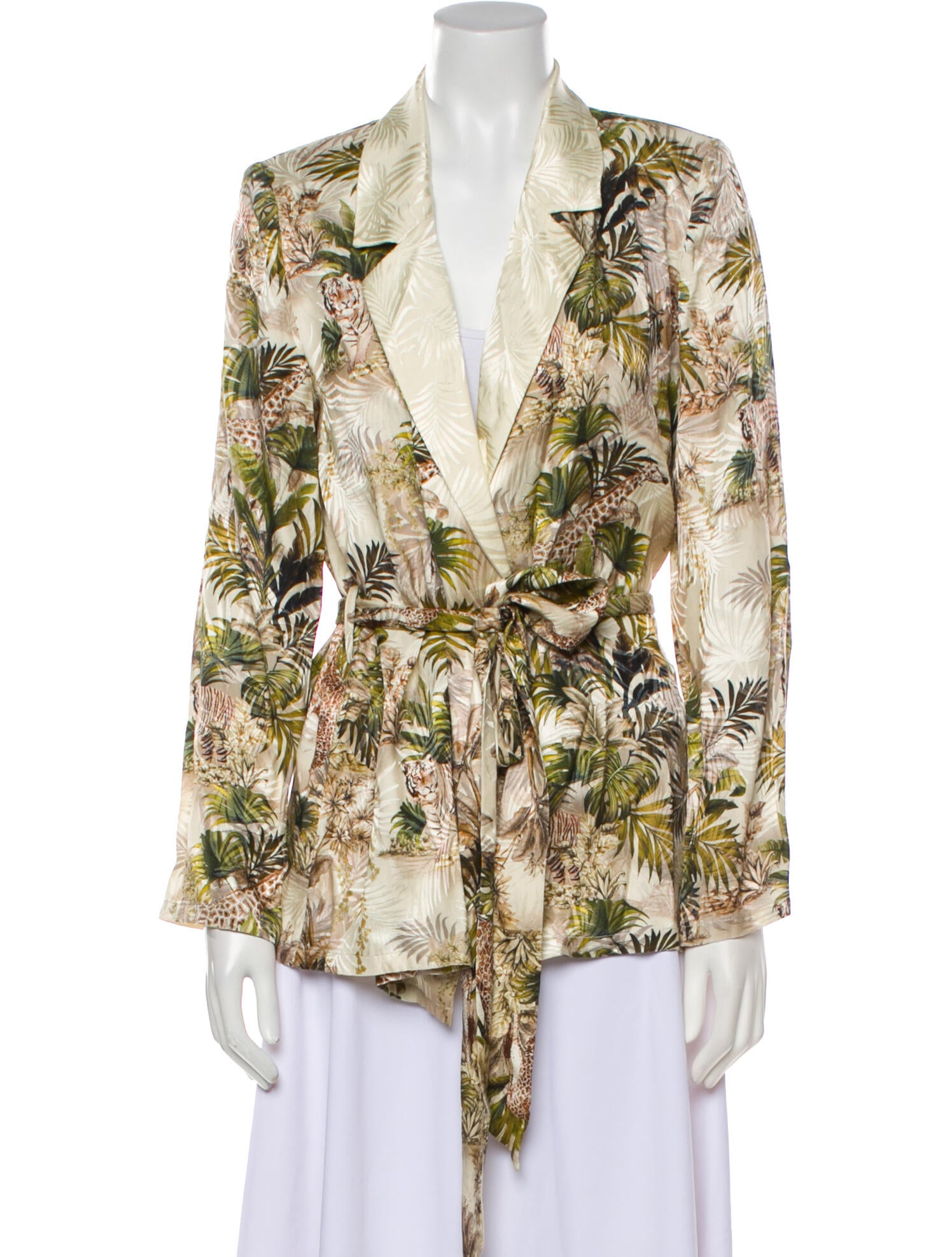 L'Agence Floral Print Blazer
