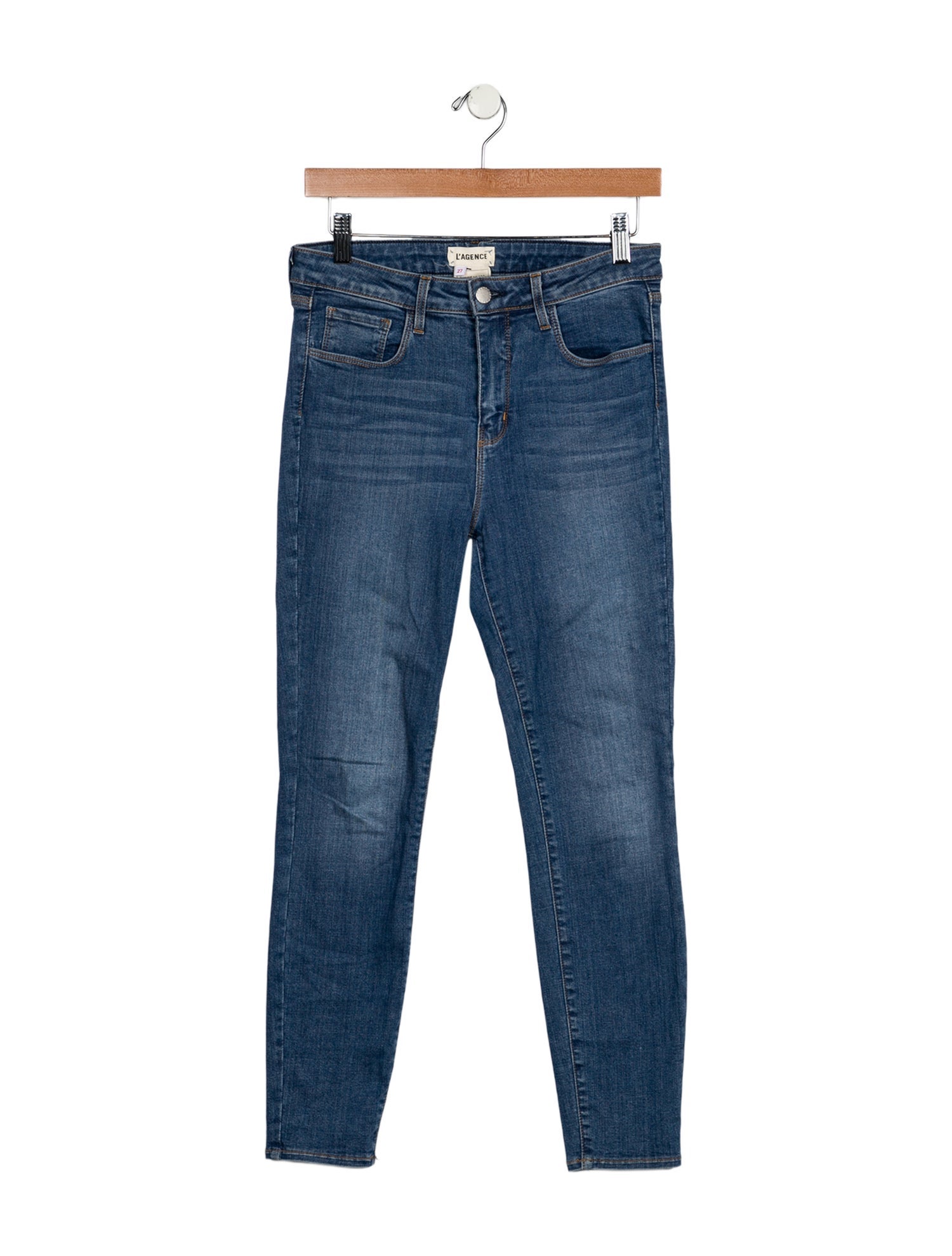 L'Agence Mid-Rise Skinny Leg Jeans
