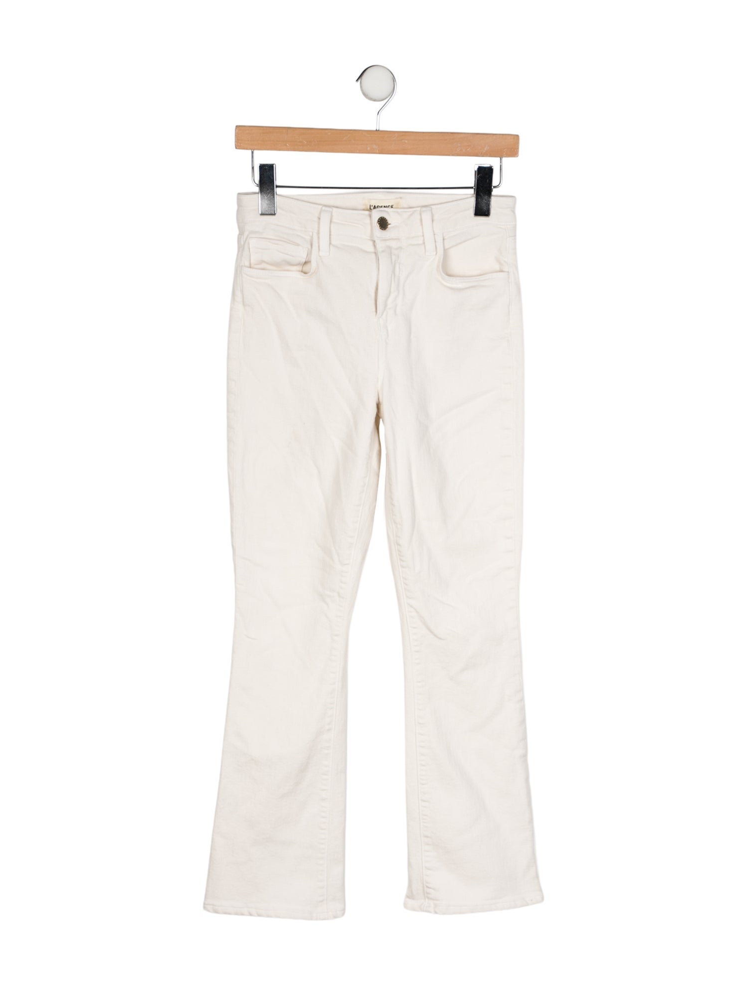 L'Agence High-Rise Straight Leg Jeans