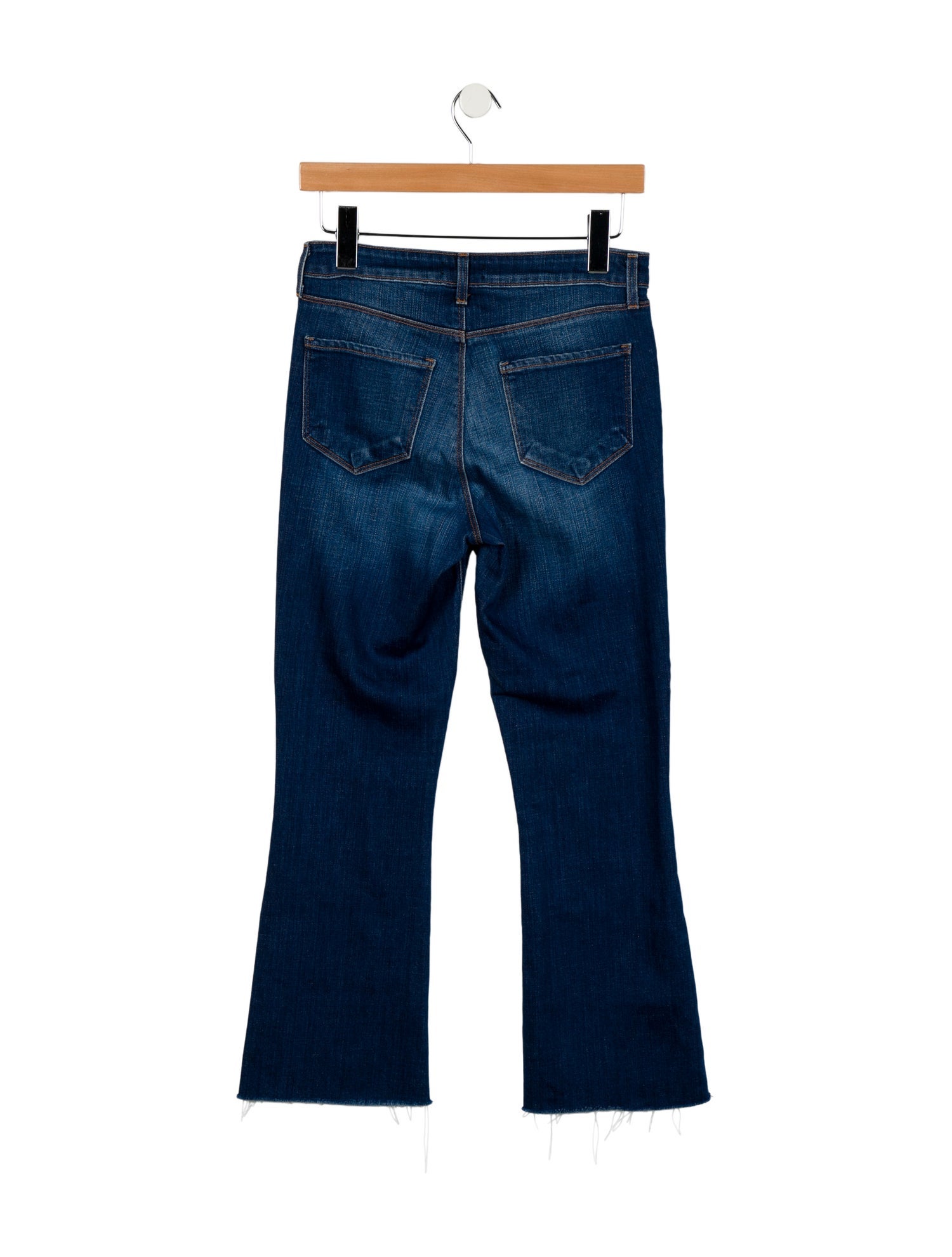 L'Agence Mid-Rise Wide Leg Jeans