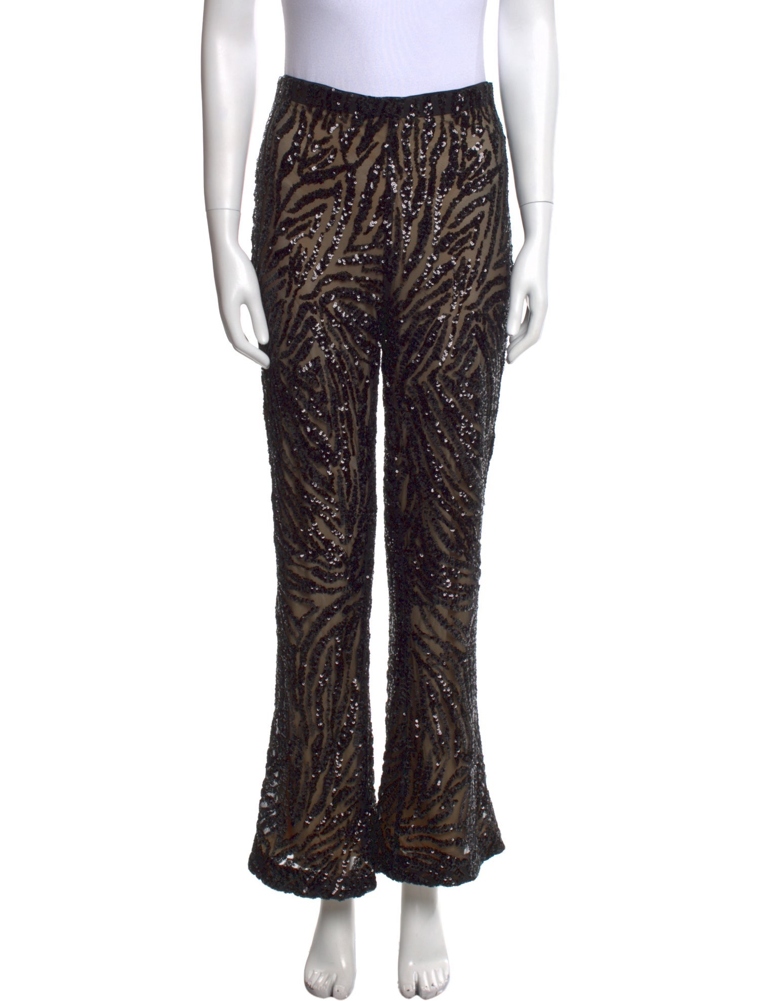 L'Agence Printed Wide Leg Pants