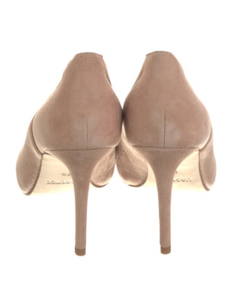 L'Agence Suede Mesh Accents Pumps