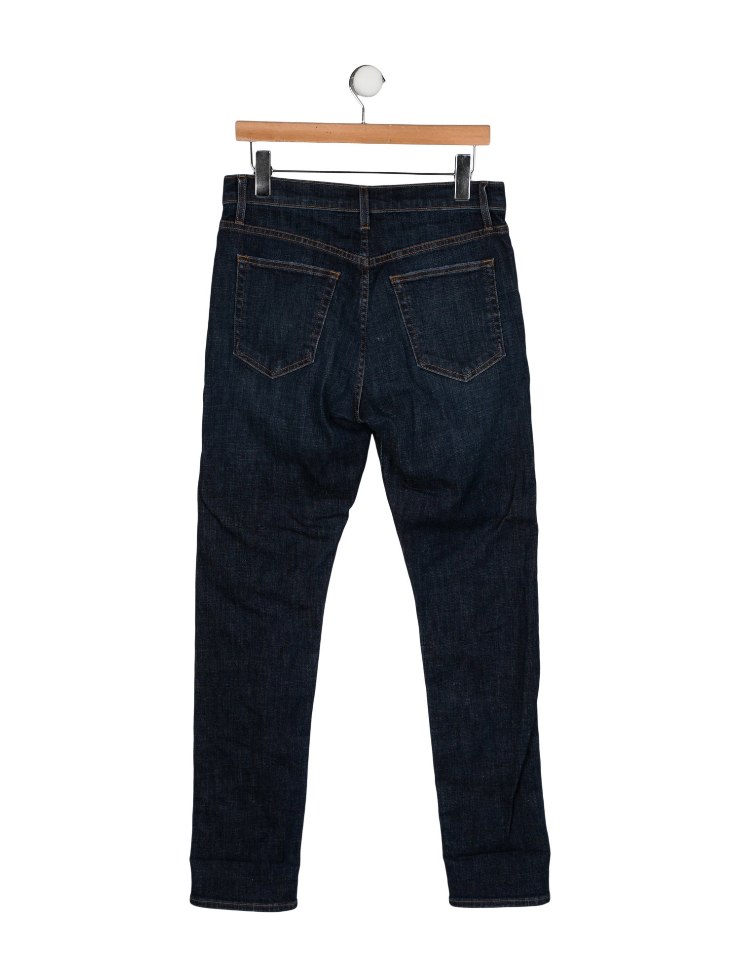L'Agence Mid-Rise Straight Leg Jeans