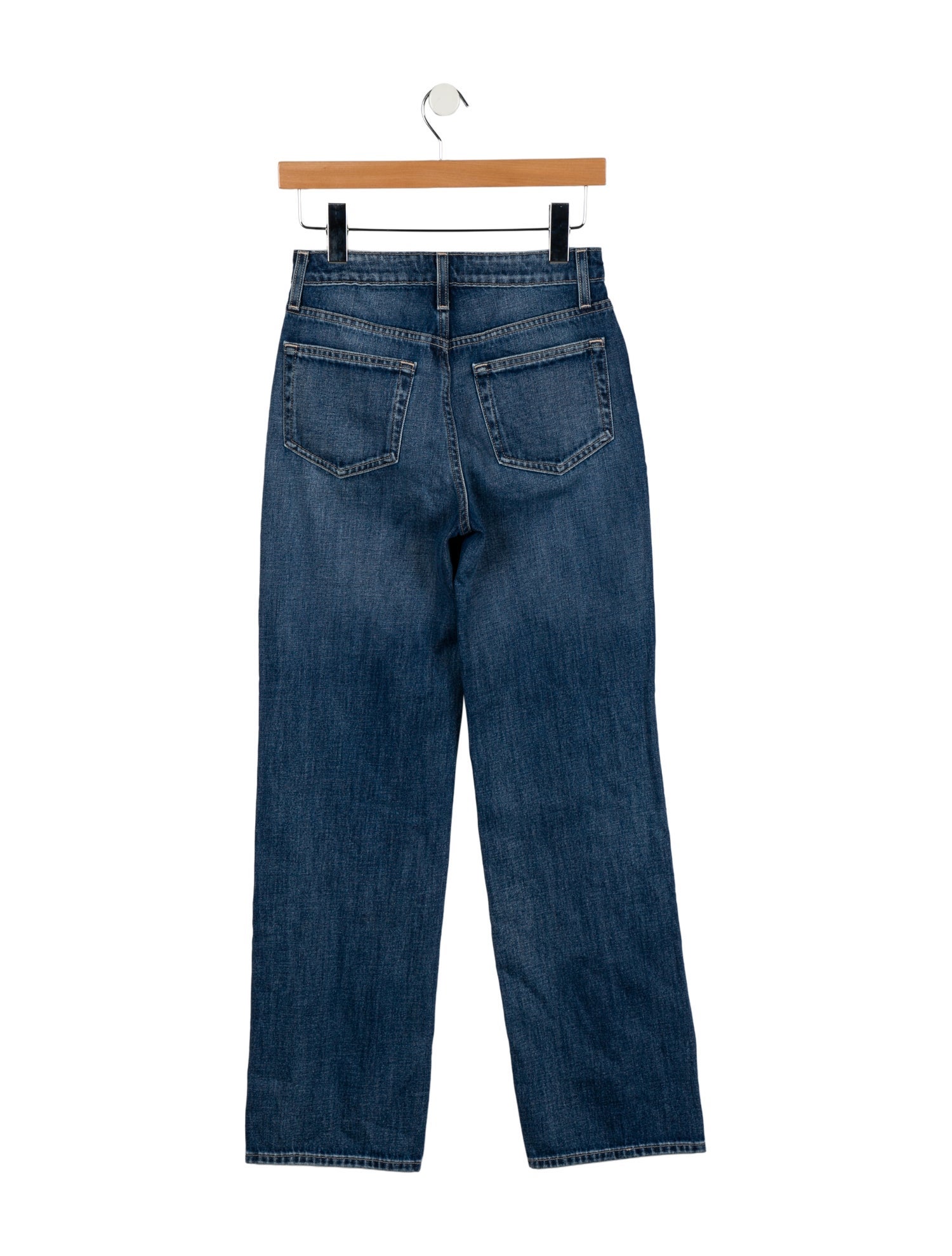 L'Agence Mid-Rise Straight Leg Jeans