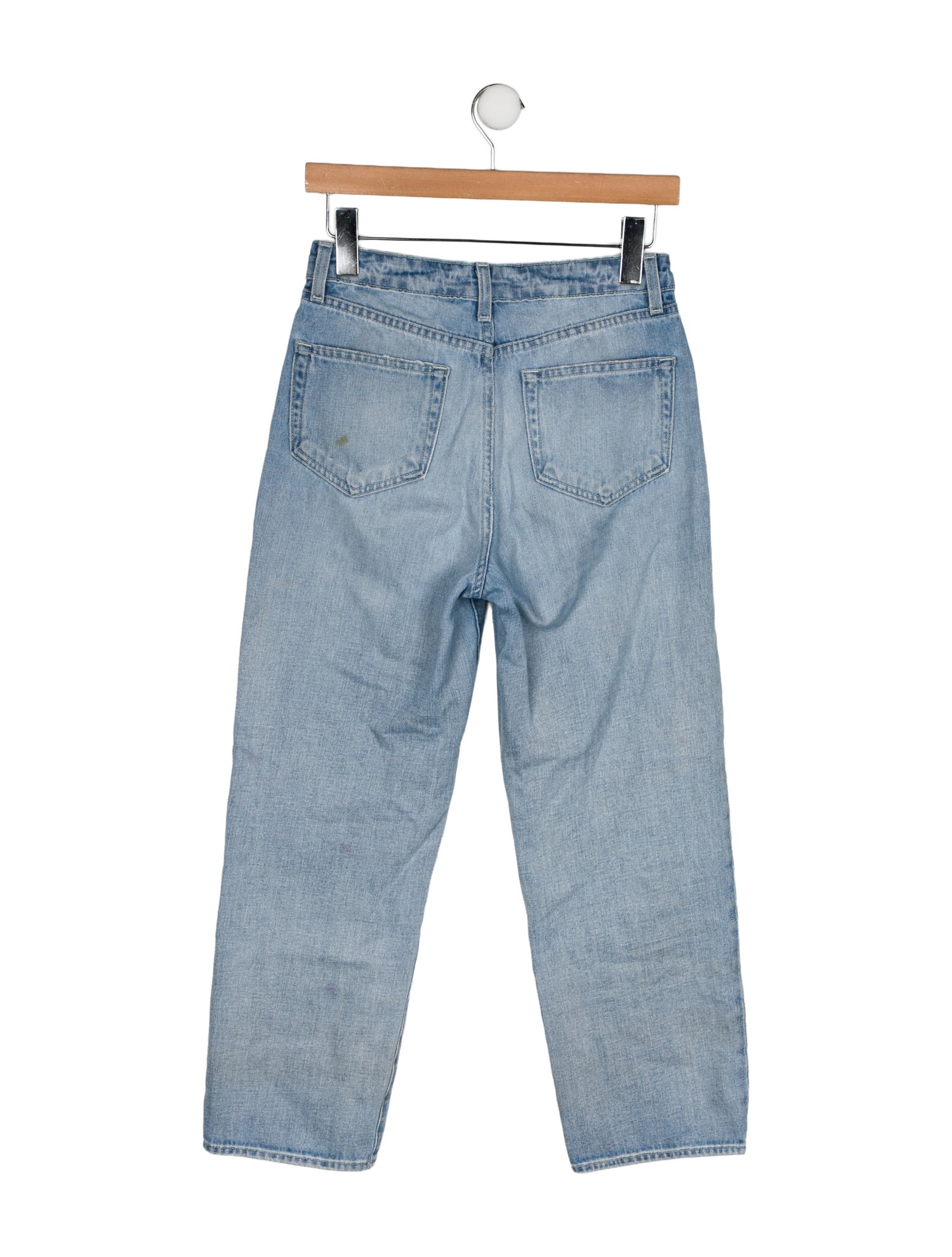 L'Agence Mid-Rise Straight Leg Jeans