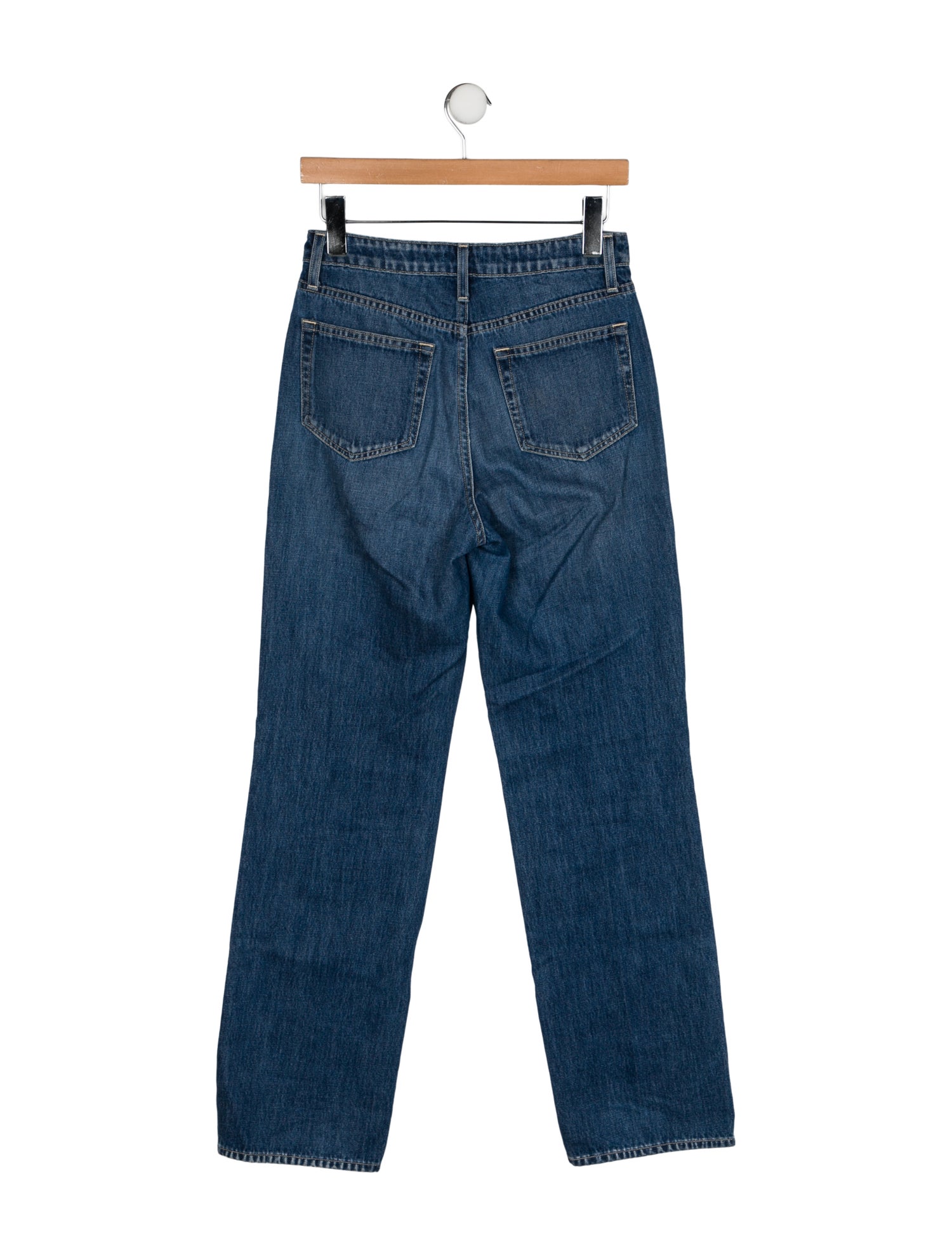 L'Agence High-Rise Straight Leg Jeans