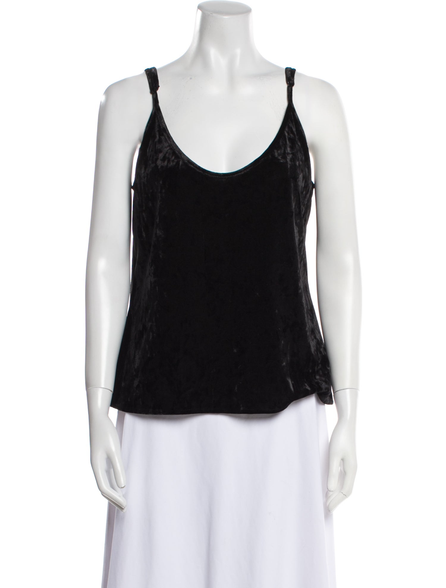 L'Agence Scoop Neck Sleeveless Top