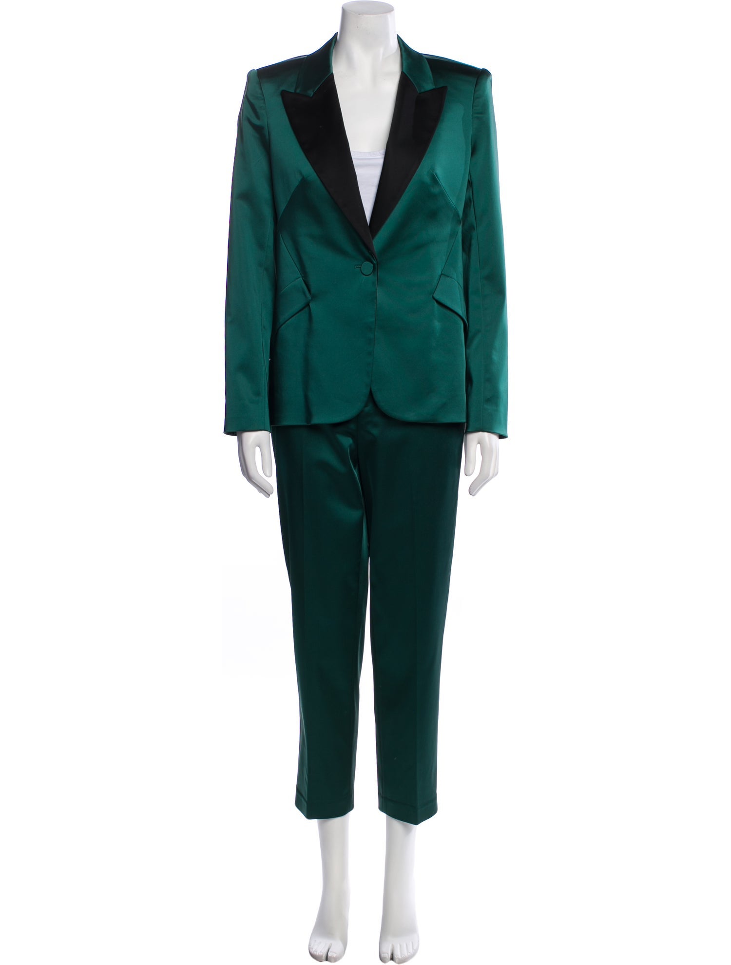 L'Agence Colorblock Pattern Pantsuit