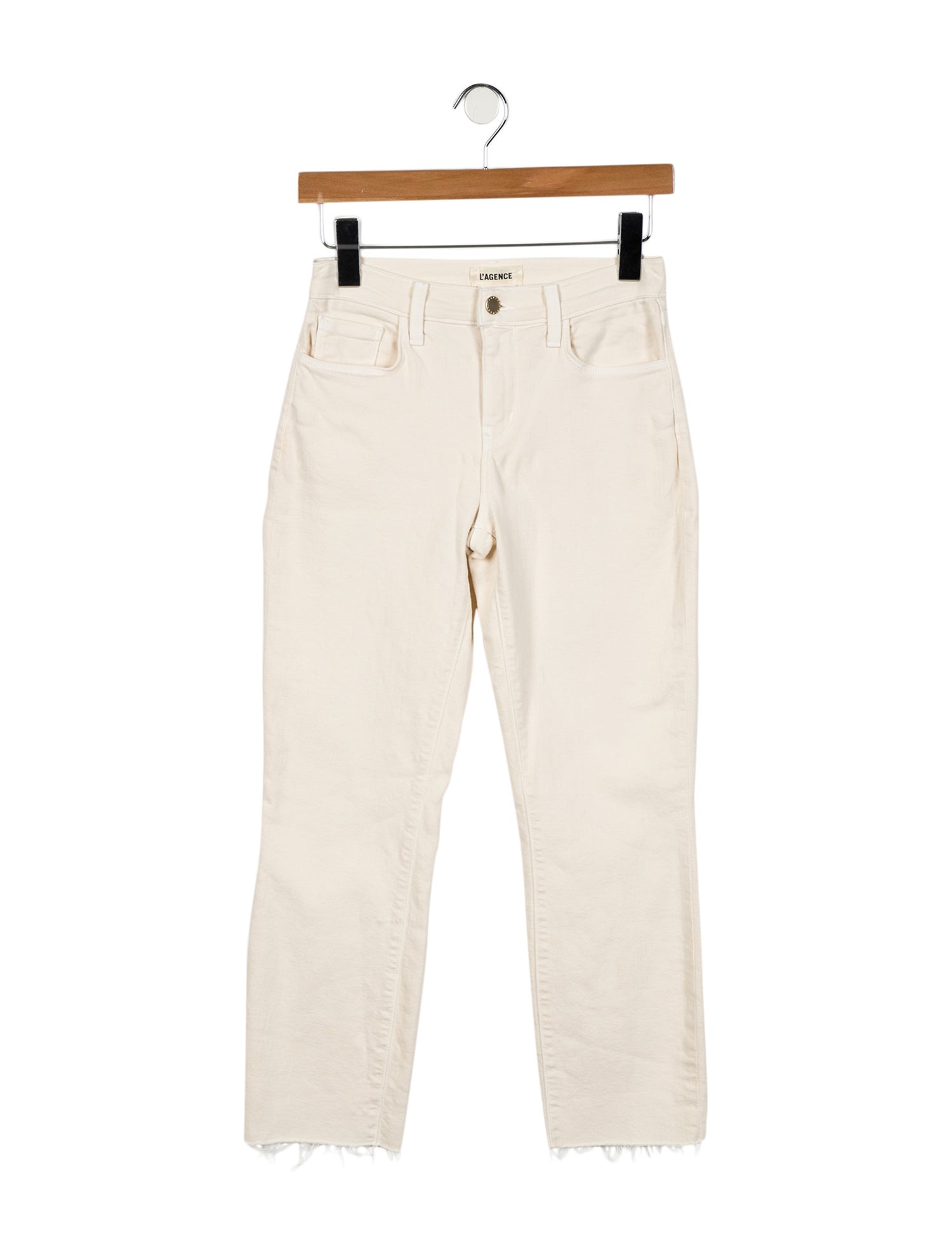 L'Agence Mid-Rise Straight Leg Jeans w/ Tags