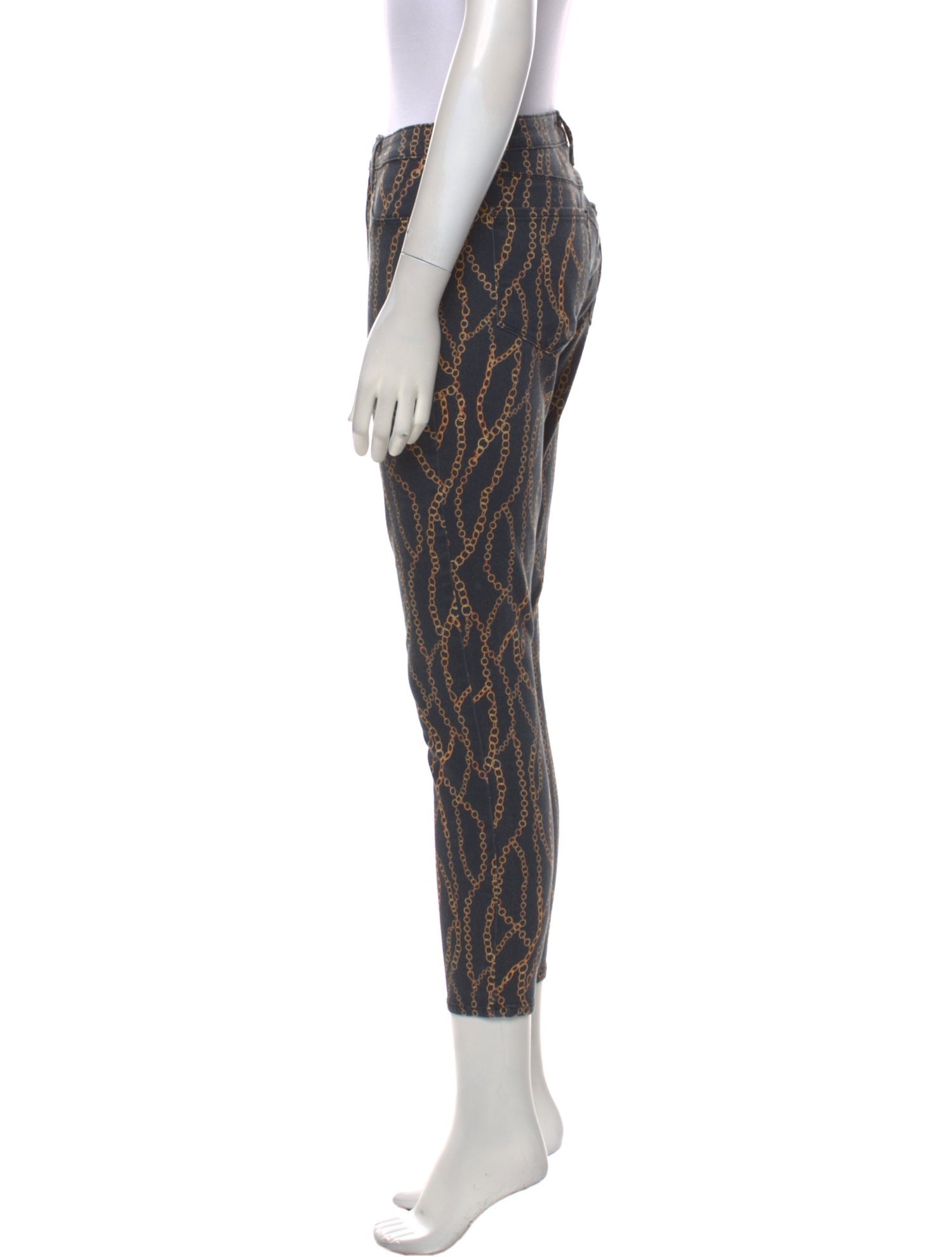 L'Agence Printed Skinny Leg Pants