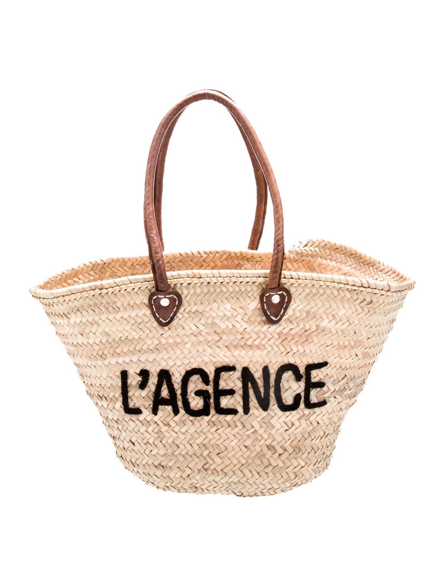 L'Agence Straw Tote