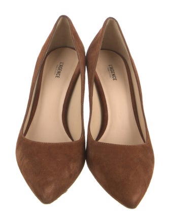 L'Agence Suede Pumps