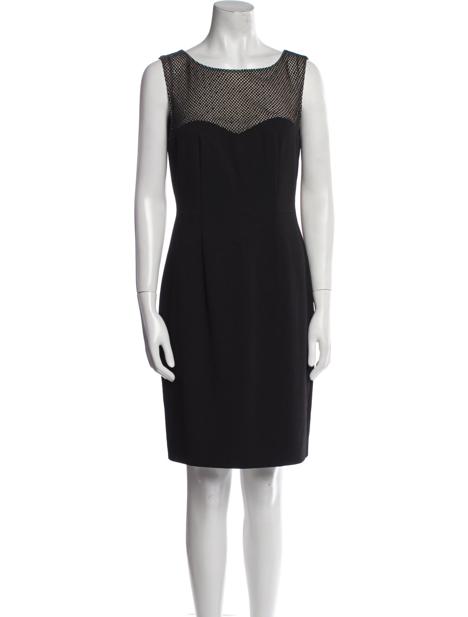 L'Agence Bateau Neckline Knee-Length Dress