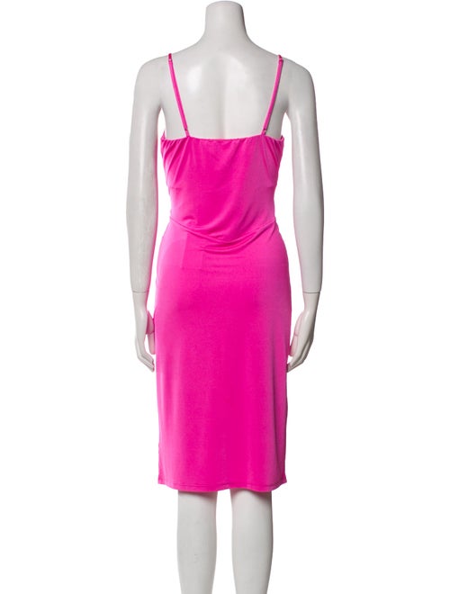 L'Agence Cowl Neck Knee-Length Dress